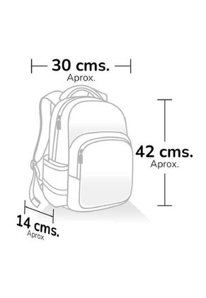 Morral De Nasa 16.5"  Naranja Para Niño U