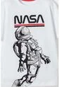 Camiseta De La Nasa Manga Corta Blanco Para Niño 10 de NASA