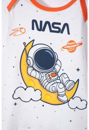 Pijama De La Nasa Con Pantalón Largo Multicolor Para Bebé Niño 6-9