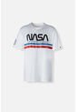 Camiseta De La NASA Blanca Manga Corta Para Hombre L de NASA