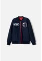 Chaqueta De La Nasa Con Cierre Azul Para Niño 14 de NASA