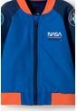 Chaqueta De La Nasa Con Cierre Azul Y Naranja Para Bebé Niño 3-6 de NASA