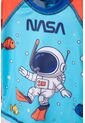 Conjunto De Baño De La Nasa Azul Y Naranja Para Bebé Niño 18-24 de NASA