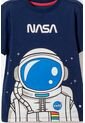 Camiseta De Nasa Manga Corta Azul Para Niño 2T A 5T 3T de NASA