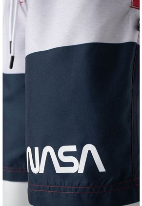 Pantaloneta De Baño De La NASA Multicolor Con Bolsillos Para Hombre XS