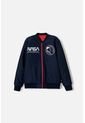 Chaqueta De La Nasa Con Cierre Azul Para Niño 12 de NASA