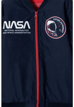 Chaqueta De La Nasa Con Cierre Azul Para Niño 12