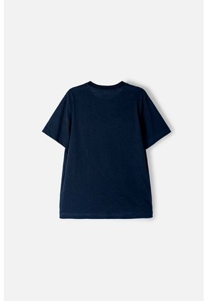 Camiseta Nasa Manga Corta Azul Para Niño 6