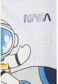 Conjunto De La Nasa Con Pantalón Largo Blanco Y Azul Para Niño 2T A 5T 4T de NASA