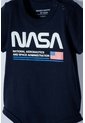Body De La Nasa Azul Manga Corta Para Bebé Niño 18-24 de NASA