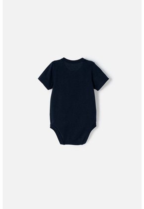 Body De La Nasa Azul Manga Corta Para Bebé Niño 18-24