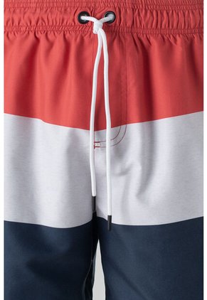 Pantaloneta De Baño De La NASA Multicolor Con Bolsillos Para Hombre XS