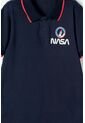 Camiseta De La Nasa Tipo Polo Azul Para Niño 12 de NASA