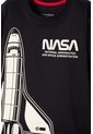 Camiseta De La Nasa Manga Corta Negro Para Niño 14 de NASA