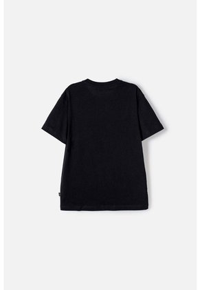 Camiseta De La Nasa Manga Corta Negro Para Niño 14