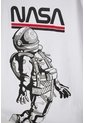 Camiseta De La Nasa Manga Corta Blanco Para Niño 14 de NASA