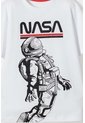 Camiseta De La Nasa Manga Corta Blanco Para Niño 14 de NASA