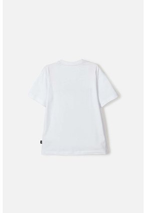 Camiseta De La Nasa Manga Corta Blanco Para Niño 14