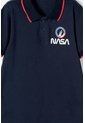 Camiseta De La Nasa Tipo Polo Azul Para Niño 6 de NASA