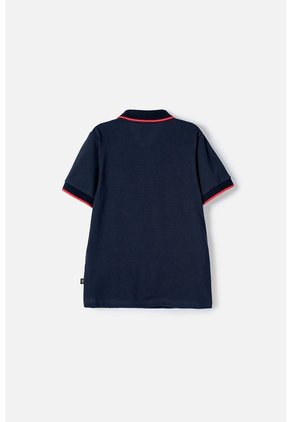 Camiseta De La Nasa Tipo Polo Azul Para Niño 6