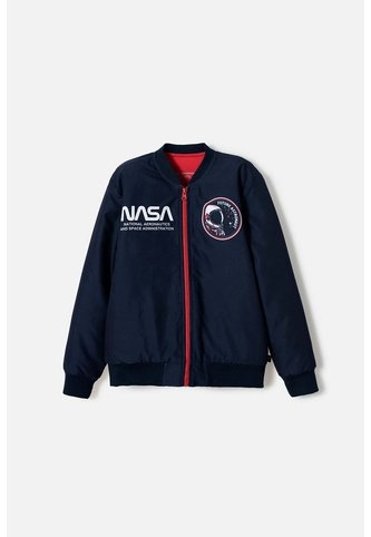 Chaqueta De La Nasa Con Cierre Azul Para Niño 14 NASA
