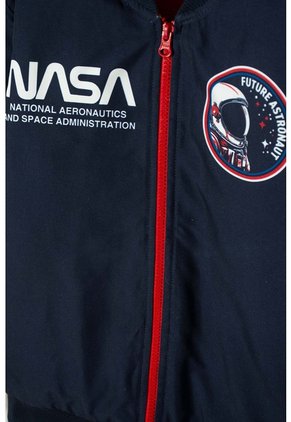 Chaqueta De La Nasa Con Cierre Azul Para Niño 14