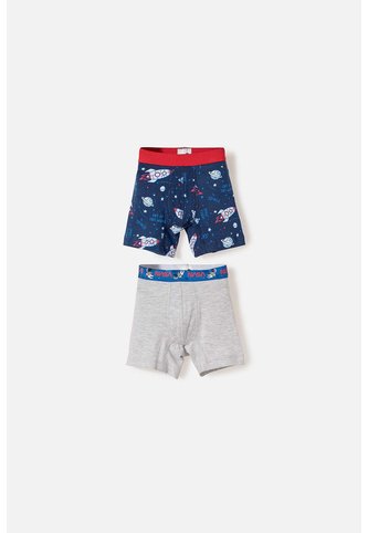 Pack X2 Boxer De La Nasa Multicolor Para Niño 2T A 5T 5T NASA