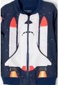 Chaqueta De La Nasa Con Cierre Azul Para Niño 2T A 5T 3T de NASA