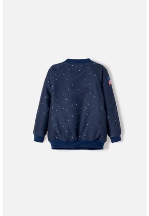 Chaqueta De La Nasa Con Cierre Azul Para Niño 2T A 5T 3T