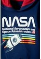 Buzo De La Nasa Con Capucha Azul Y Rojo Para Niño 2T A 5T 5T de NASA