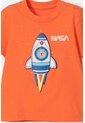 Conjunto De La Nasa Con Pantalón Largo Naranja Y Azul Para Bebé Niño 12-18 de NASA