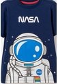 Camiseta De Nasa Manga Corta Azul Para Niño 2T A 5T 4T de NASA