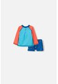 Conjunto De Baño De La Nasa Azul Y Naranja Para Bebé Niño 9-12 de NASA