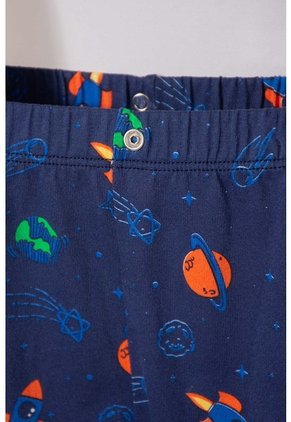 Pijama De La Nasa Con Pantalón Largo Multicolor Para Bebé Niño 9-12