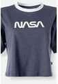 Camiseta De Nasa Boxy Fit Para Mujer L de NASA