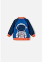 Chaqueta De La Nasa Con Cierre Azul Y Naranja Para Bebé Niño 12-18 de NASA