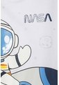 Conjunto De La Nasa Con Pantalón Largo Blanco Y Azul Para Niño 2T A 5T 3T de NASA