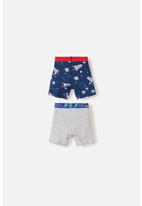 Pack X2 Boxer De La Nasa Multicolor Para Niño 2T A 5T 2T