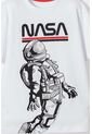 Camiseta De La Nasa Manga Corta Blanco Para Niño 8 de NASA