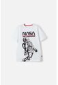 Camiseta De La Nasa Manga Corta Blanco Para Niño 6 de NASA