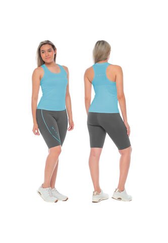 CONJUNTO DEPORTIVO NATIVOS MUJER A26010 GRIS AZUL Talla 14 Nativos