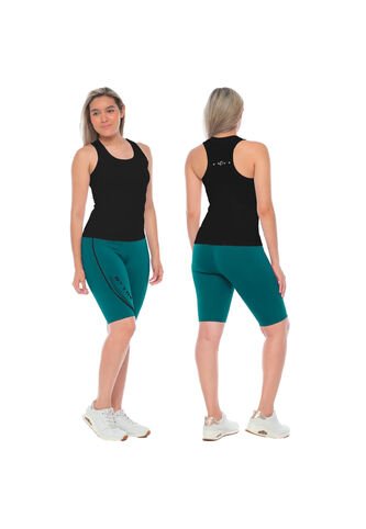 CONJUNTO DEPORTIVO NATIVOS MUJER A26010 VERDE NEGRO Talla 12 Nativos