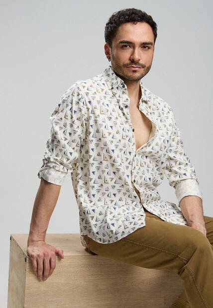 Camisa NAUTICA Marfil