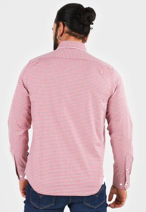Camisa Rojo-Blanco Nautica