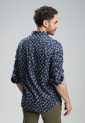 Camisa NAUTICA Azul