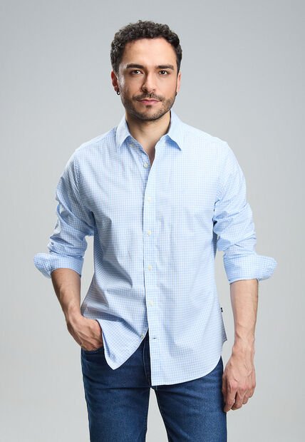 Camisa NAUTICA Azul