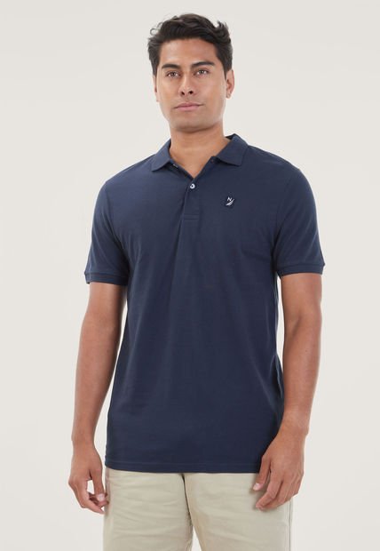 Polo Azul Navy Nautica