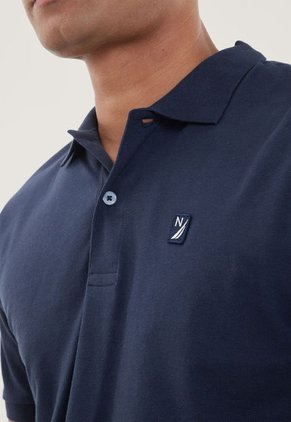 Polo Azul Navy Nautica