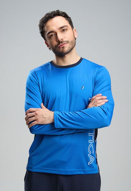 Camiseta Manga Larga NAUTICA Azul