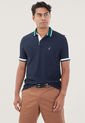 Polo Azul-Blanco-Verde Nautica de Nautica